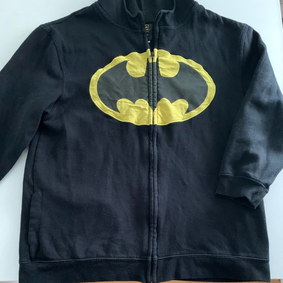 🎄🔥🦇Batman zip up Hoodie with Mask Hood Boys XL - Picture 2 of 14